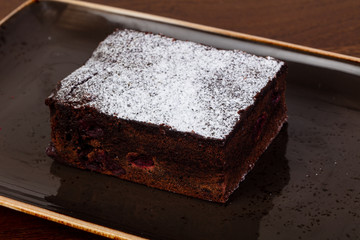 Tasty chocolate brownie
