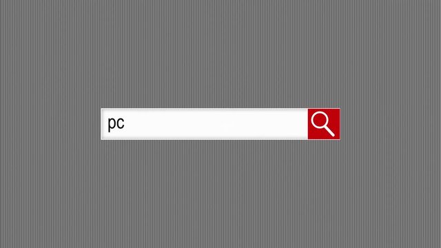 search bar - Computer Generated Animated Browser Search Button