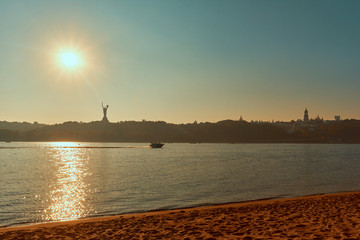 View of Dnieper river in Kiev