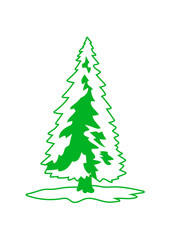 weiß grün weihnachtsbaum weihnachten nikolaus winter geschenke tannenbaum nadelbaum baum kalt schnee schmuck clipart