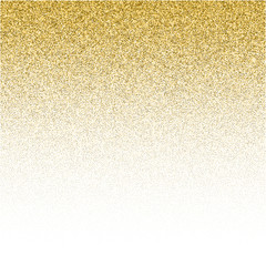 Stippling abstract dotted background for your design. Sparkling effect vector. Golden dots pattern isolated on the white background. Vector abstract gold glitter design element.