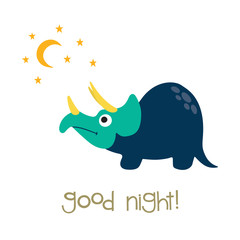 Cute dino illustration