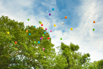 Luftballon im Park