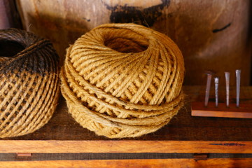 Obraz premium Ball of twine rope