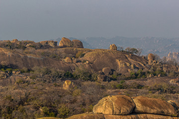 View of the Matopos national park, Zimbabwe
