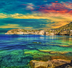 view of Ischia island