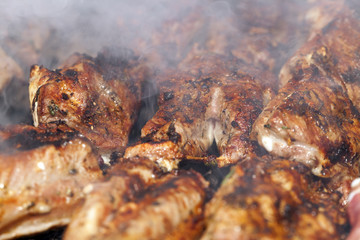 barbecue fresh pork