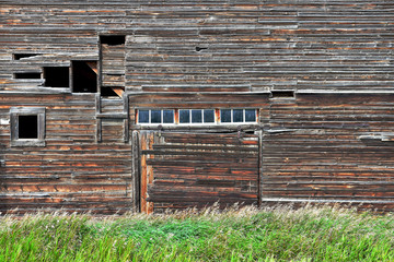 Old Wooden Barn Door