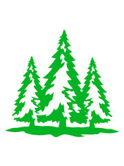 3 bäume weiß grün weihnachtsbaum weihnachten nikolaus winter geschenke tannenbaum nadelbaum baum kalt schnee schmuck clipart