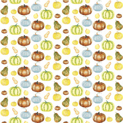 Watercolor Pumpkin pattern