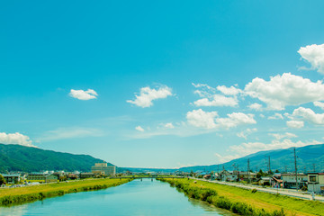 【日本の風景】川のある風景