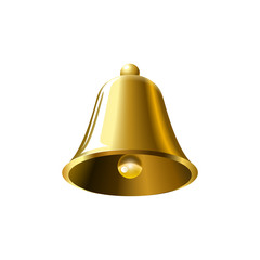 realistic golden bell 