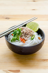 White spicy noodle,  Spicy sweet and sour testy