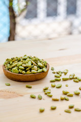 Edible seeds of hyacinth bean snack