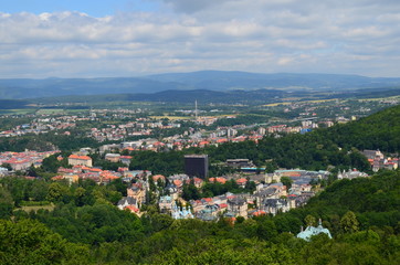 Fototapeta na wymiar Panorama in Czech Republic