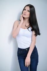 portrait of nice woman