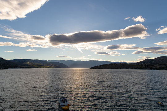Scenic view of Lake Chelan
