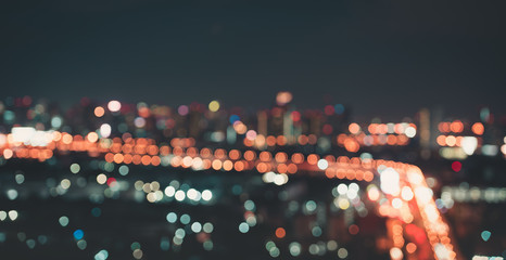 Abstract of city bokeh light, Background