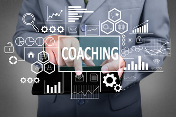 Coaching in Business Concept