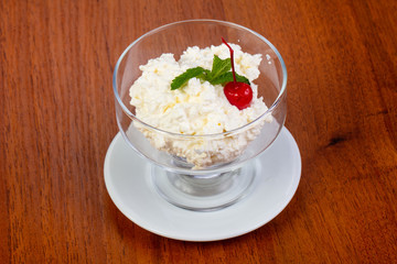 Tasty cottage cheese