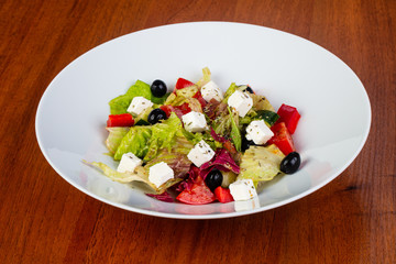 Delicious greek salad