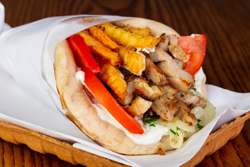 Gyros with chicken