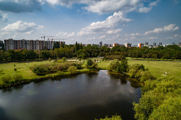 Katowice 3 stawy jezioro