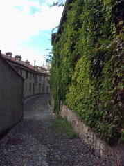 Fototapeta na wymiar Bergamo città alta, Lombardia