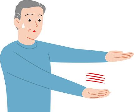 脳卒中の予兆？腕の麻痺