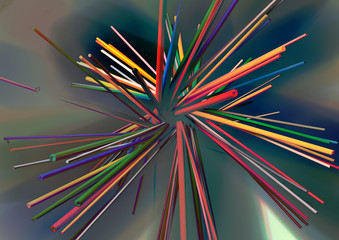 Colored plastics