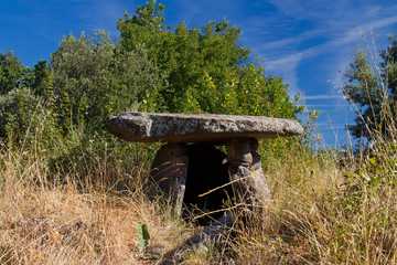 Small dolmen in the south of France