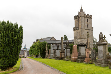 Cimetière de Stirling en Ecosse
