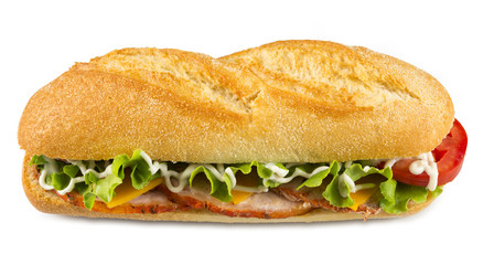 Bocadillo de lomo con queso