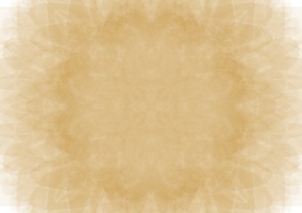 retro brown watercolor mandala tile background pattern