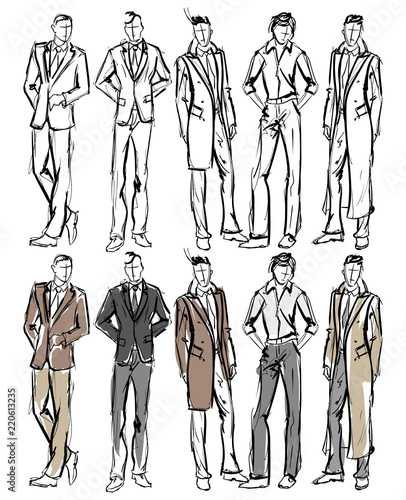 men's sketches