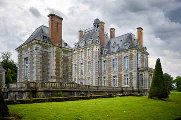 Fototapeta na wymiar Chateau de Balleroy. Balleroy, Normandy, France.