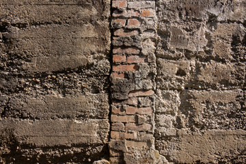 Brick stone wall