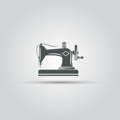 Sewing machine isolated vector icon