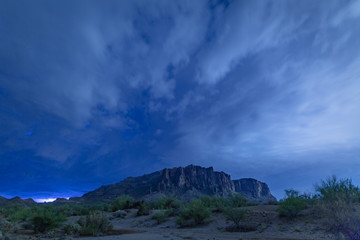 The Superstition Mountains east of Phoenix, Arizona are an icon of the Sonoran Desert and this southwestern state. It is a popular location to hike, explore and photograph