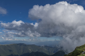 八ヶ岳の山々