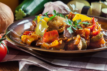 Ratatouille, delicious vegetarian stew