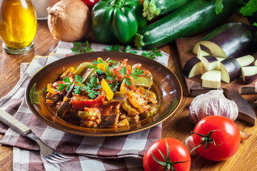 Ratatouille, delicious vegetarian stew