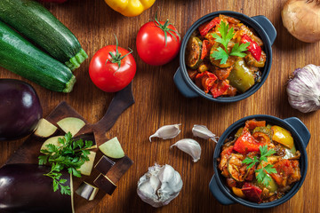Ratatouille, delicious vegetarian stew