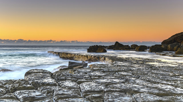 Tessellated Rock Platform and Seascape