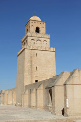 Mosque Sidi Okba in Kairouan, Tunisia