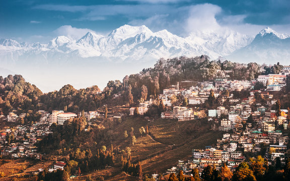 Kangchenjunga and Darjeeling