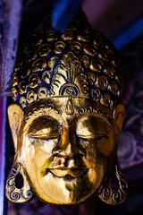 Obraz premium golden buddha head