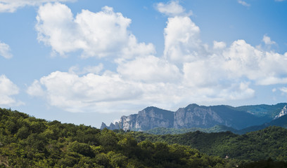 Veduta delle Dolomiti Lucane