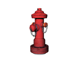 Roter Hydrant