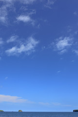 Fototapeta premium Hokkaido Kiritappu patrząc na wschód od zatoki Biwa